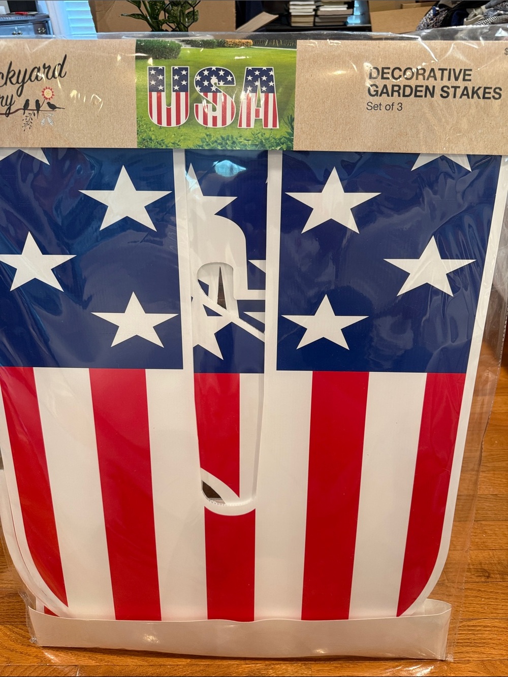 Celebrate 250th Years of Freedom!Decorative Garden Stakes (Set of 3) 30”x22”